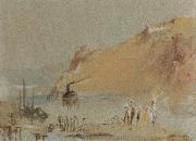 J.M.W. Turner river scene with steamboat Germany oil painting artist